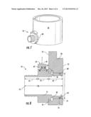 MALE FITTING WITH ACTUATING RETAINING FEATURE diagram and image