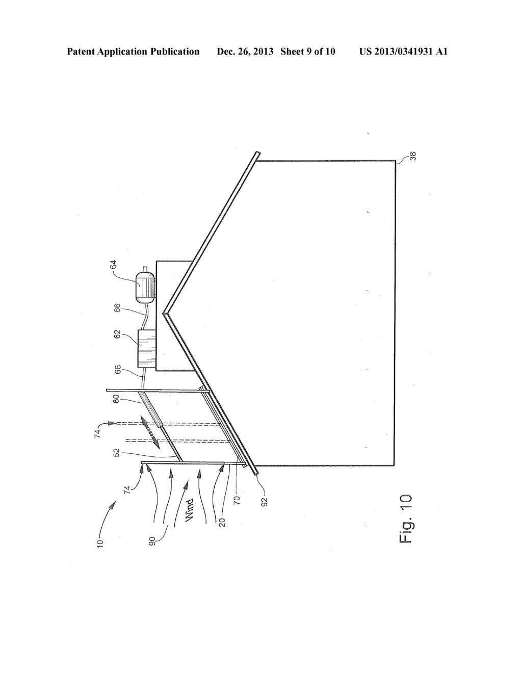 POWER GENERATOR UTILIZING INTERMITTENT FLUID FLOW - diagram, schematic, and image 10