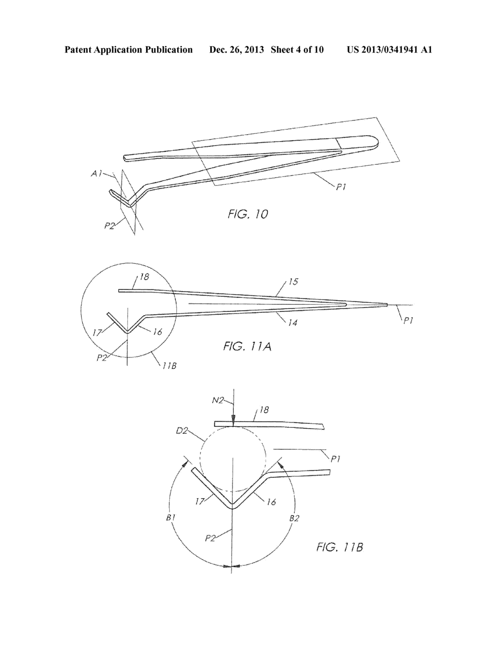 Tweezer Device Incorporating Improved Gripping Tip Structures, and Method     of using - diagram, schematic, and image 05