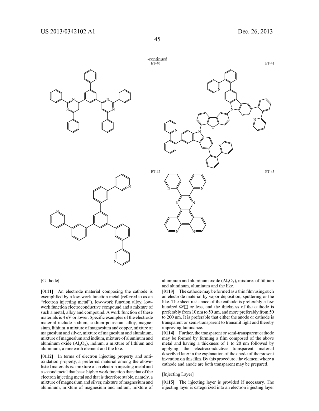 ORGANIC ELECTROLUMINESCENT ELEMENT, DISPLAY DEVICE AND LIGHTING DEVICE - diagram, schematic, and image 50