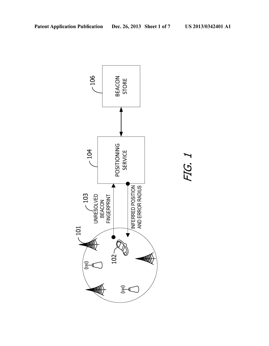 CORRECTING DEVICE ERROR RADIUS ESTIMATES IN POSITIONING SYSTEMS - diagram, schematic, and image 02