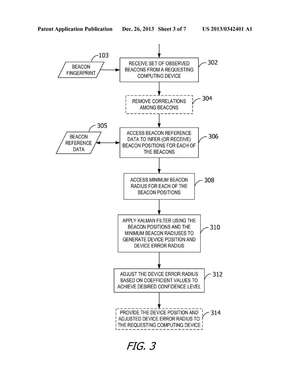 CORRECTING DEVICE ERROR RADIUS ESTIMATES IN POSITIONING SYSTEMS - diagram, schematic, and image 04