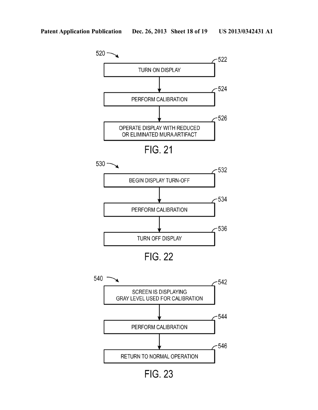 Systems and Methods for Calibrating a Display to Reduce or Eliminate Mura     Artifacts - diagram, schematic, and image 19