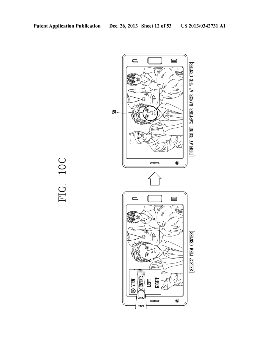 MOBILE TERMINAL AND AUDIO ZOOMING METHOD THEREOF - diagram, schematic, and image 13