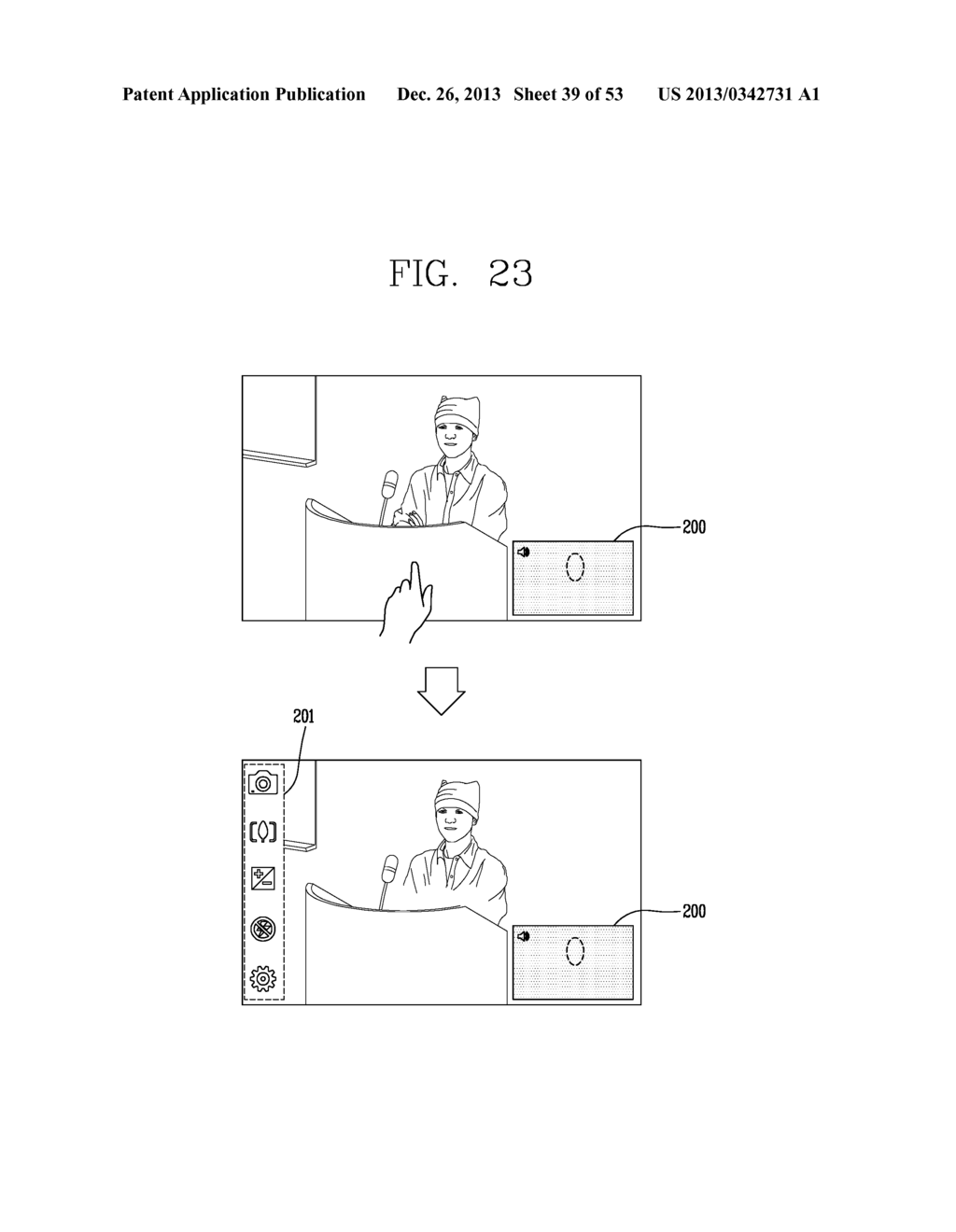 MOBILE TERMINAL AND AUDIO ZOOMING METHOD THEREOF - diagram, schematic, and image 40