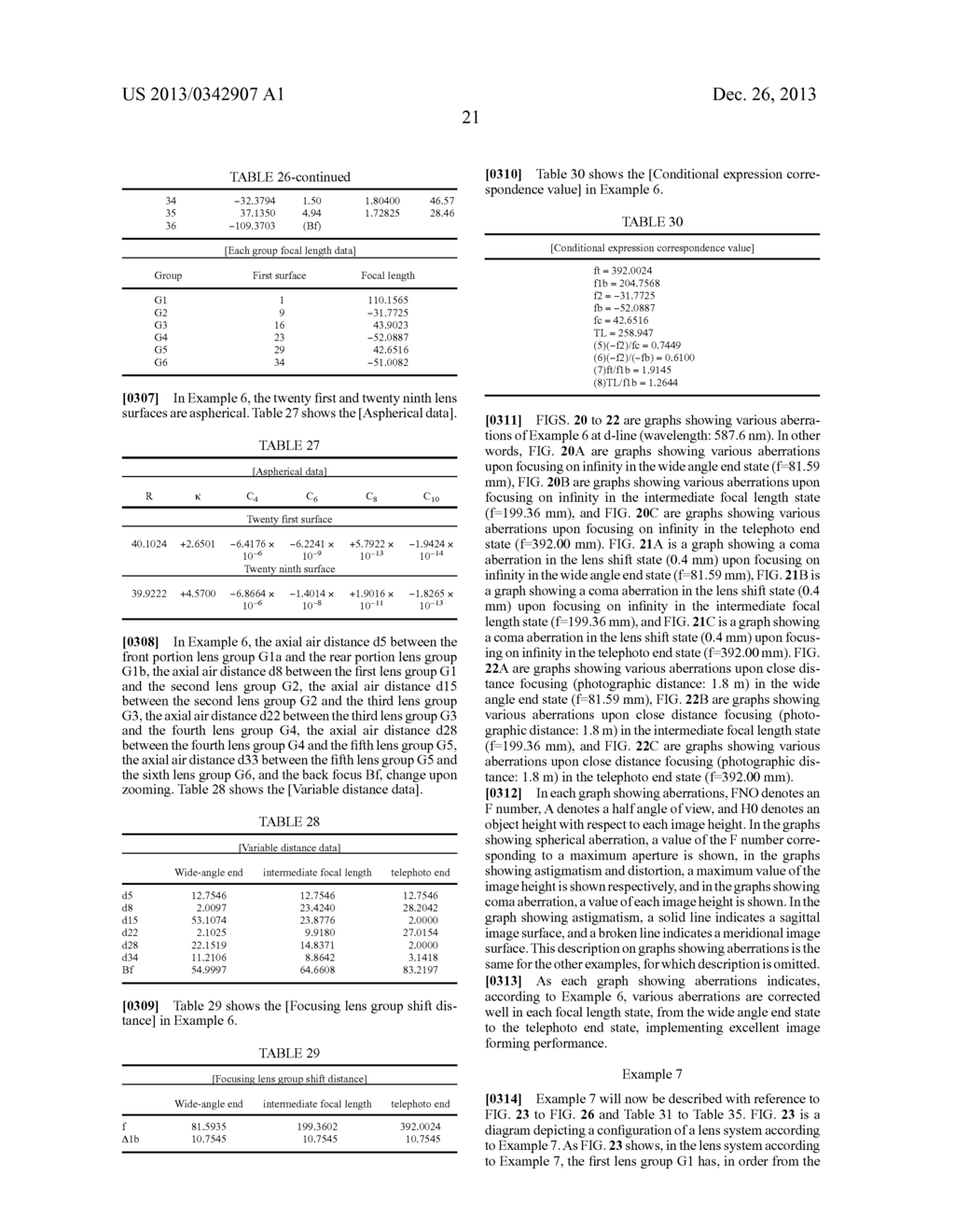 LENS SYSTEM, OPTICAL APPARATUS AND MANUFACTURING METHOD - diagram, schematic, and image 230