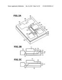 ELECTRONIC DEVICE HAVING VARIABLE CAPACITANCE ELEMENT AND MANUFACTURE     METHOD THEREOF diagram and image