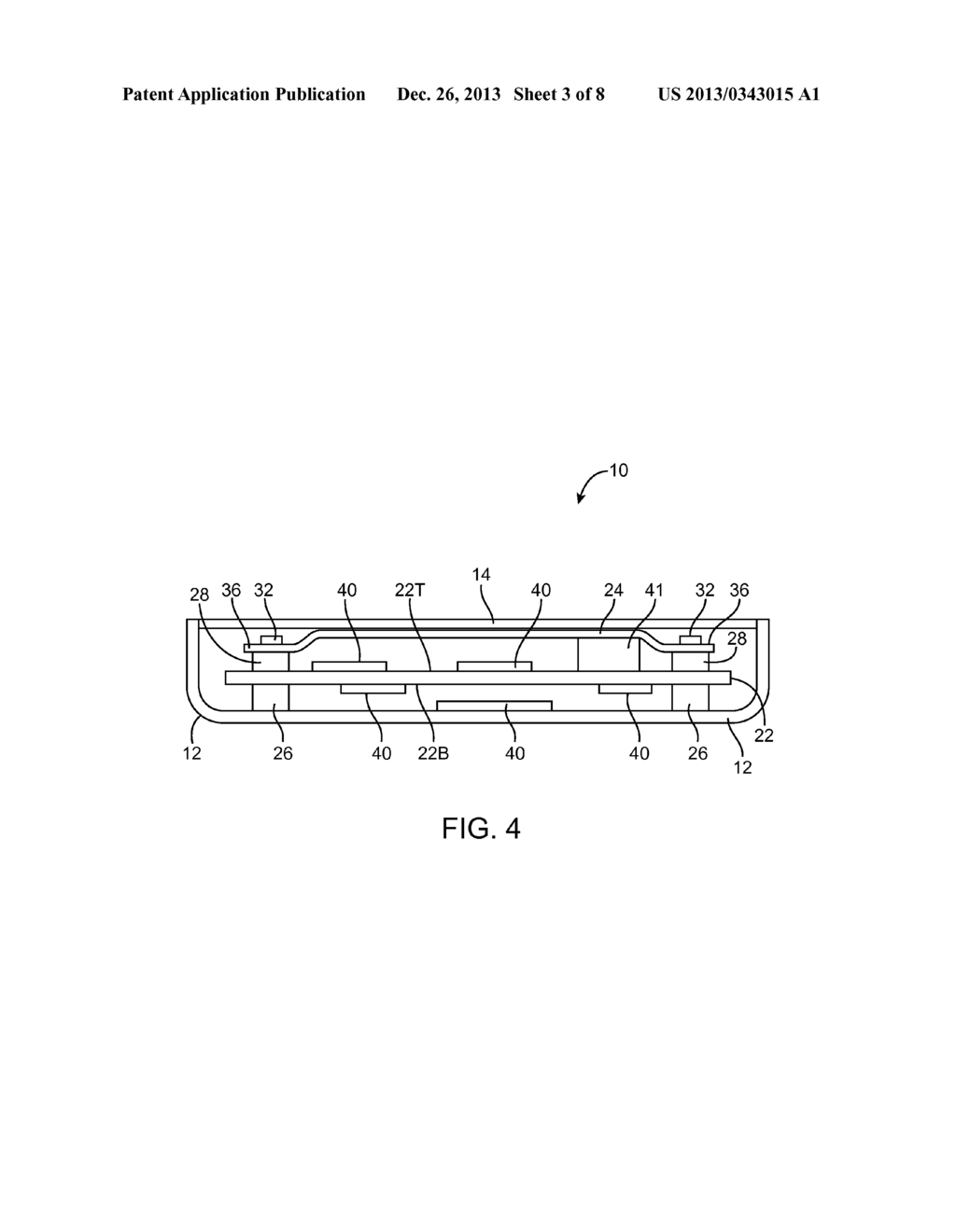 Electronic Devices With Printed Circuit Boards Having Padded Openings - diagram, schematic, and image 04