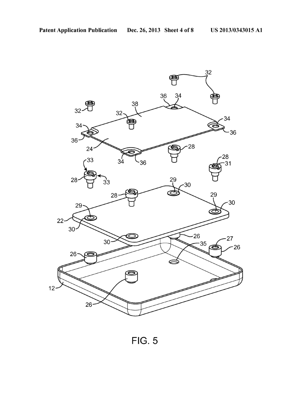 Electronic Devices With Printed Circuit Boards Having Padded Openings - diagram, schematic, and image 05