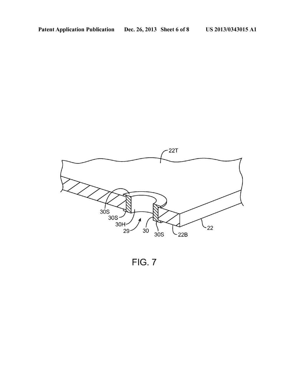 Electronic Devices With Printed Circuit Boards Having Padded Openings - diagram, schematic, and image 07