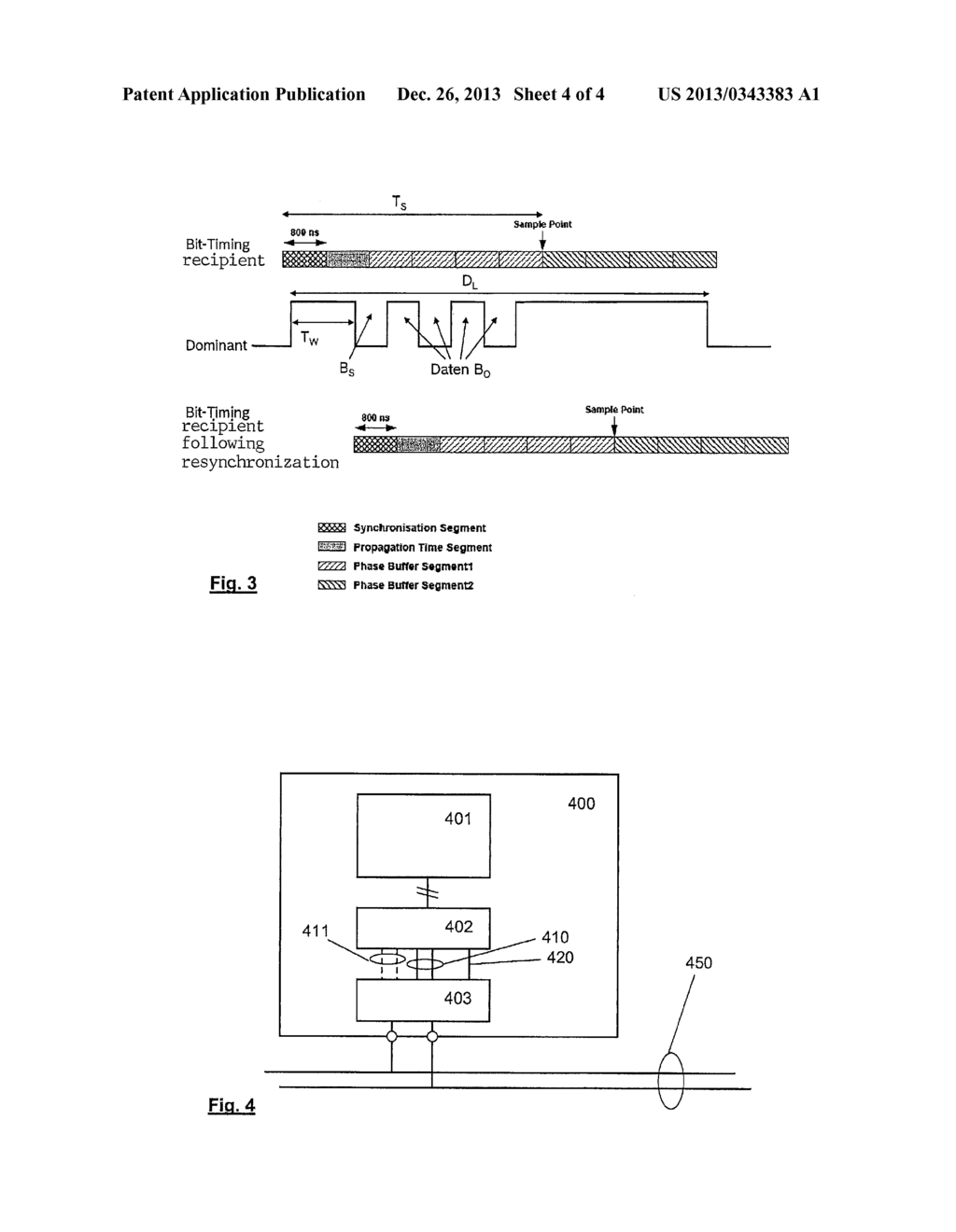 METHOD AND DEVICE FOR A SERIAL DATA TRANSMISSION WITH ADDITIONALLY     INSERTED DATA - diagram, schematic, and image 05