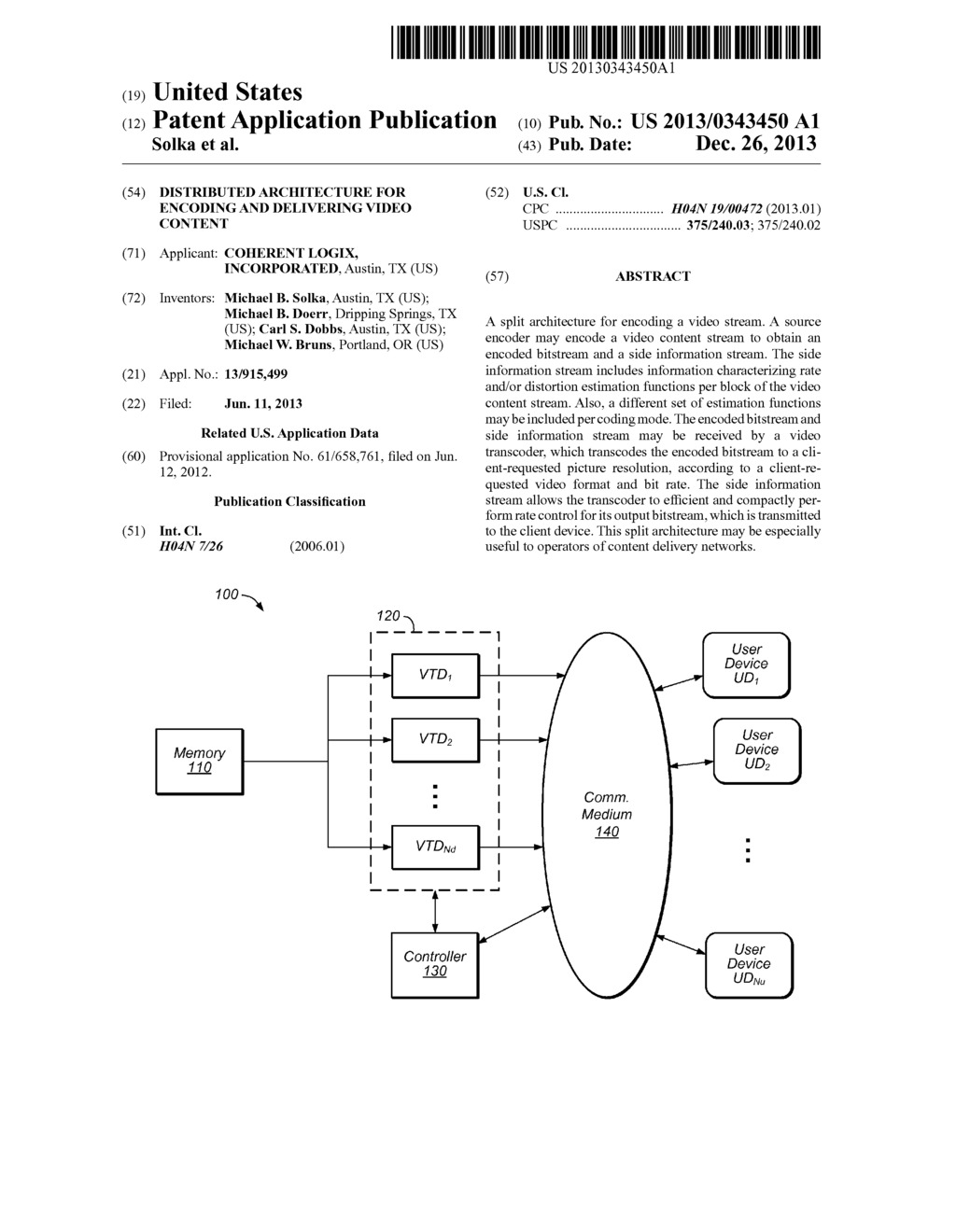 Distributed Architecture for Encoding and Delivering Video Content - diagram, schematic, and image 01