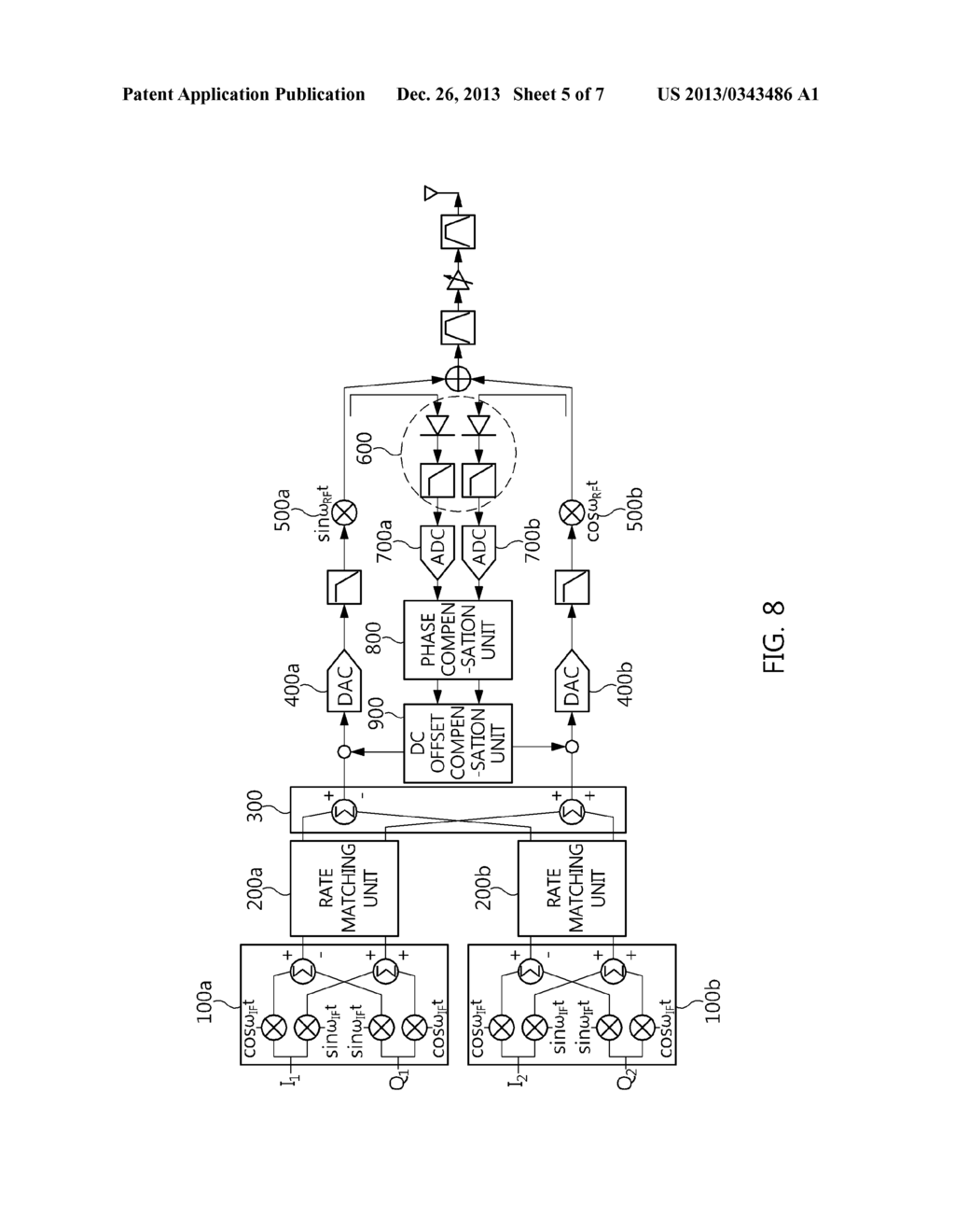 APPARATUS AND METHOD FOR GENERATING MULTIBAND RADIO FREQUENCY SIGNALS IN     MARITIME WIRELESS COMMUNICATION - diagram, schematic, and image 06