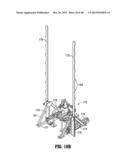 Skid mounted pipe arm with walkway and method diagram and image