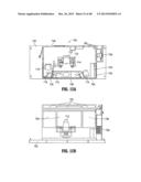 Skid mounted pipe arm with walkway and method diagram and image