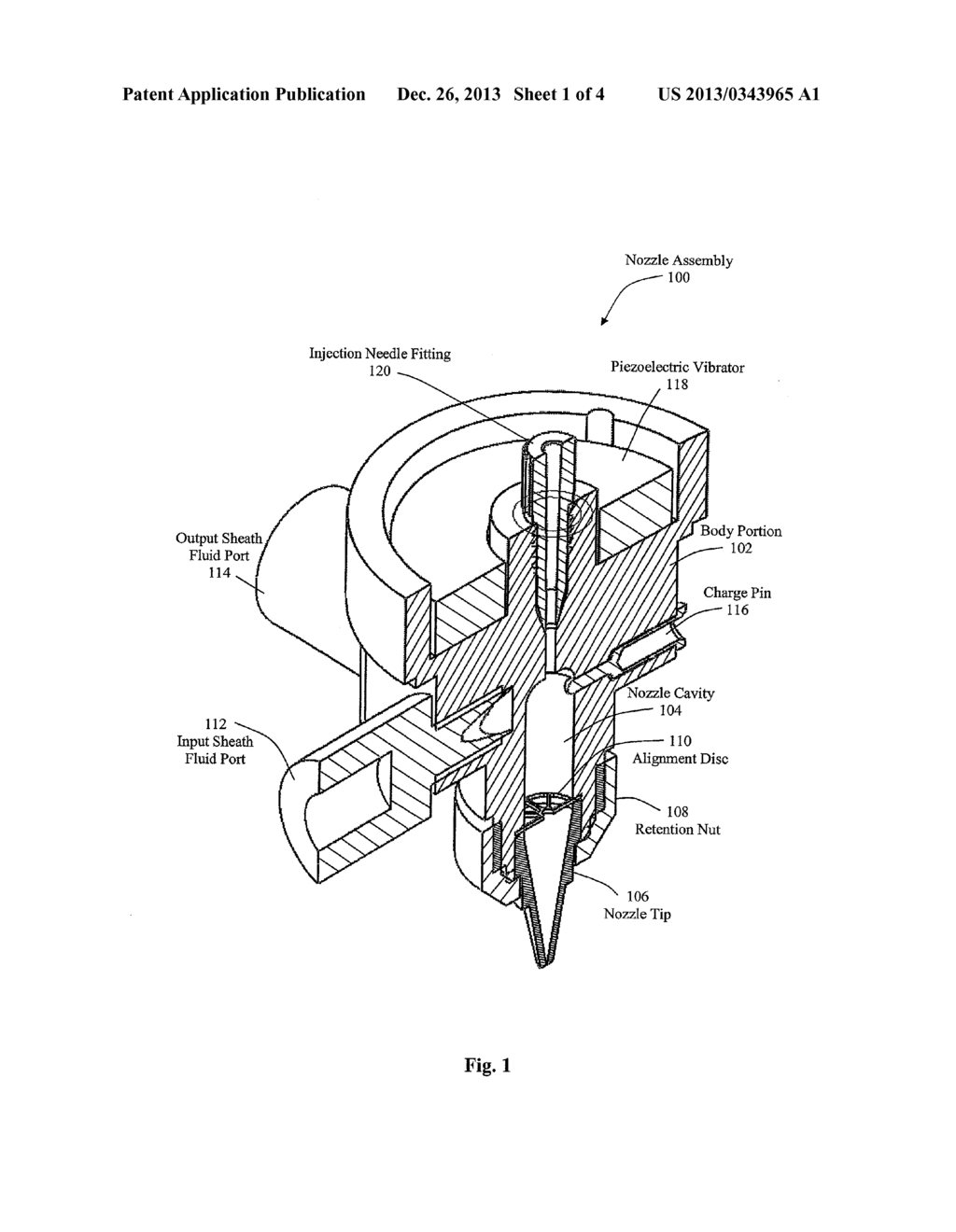 CONDENSED GEOMETRY NOZZLE FOR FLOW CYTOMETRY - diagram, schematic, and image 02