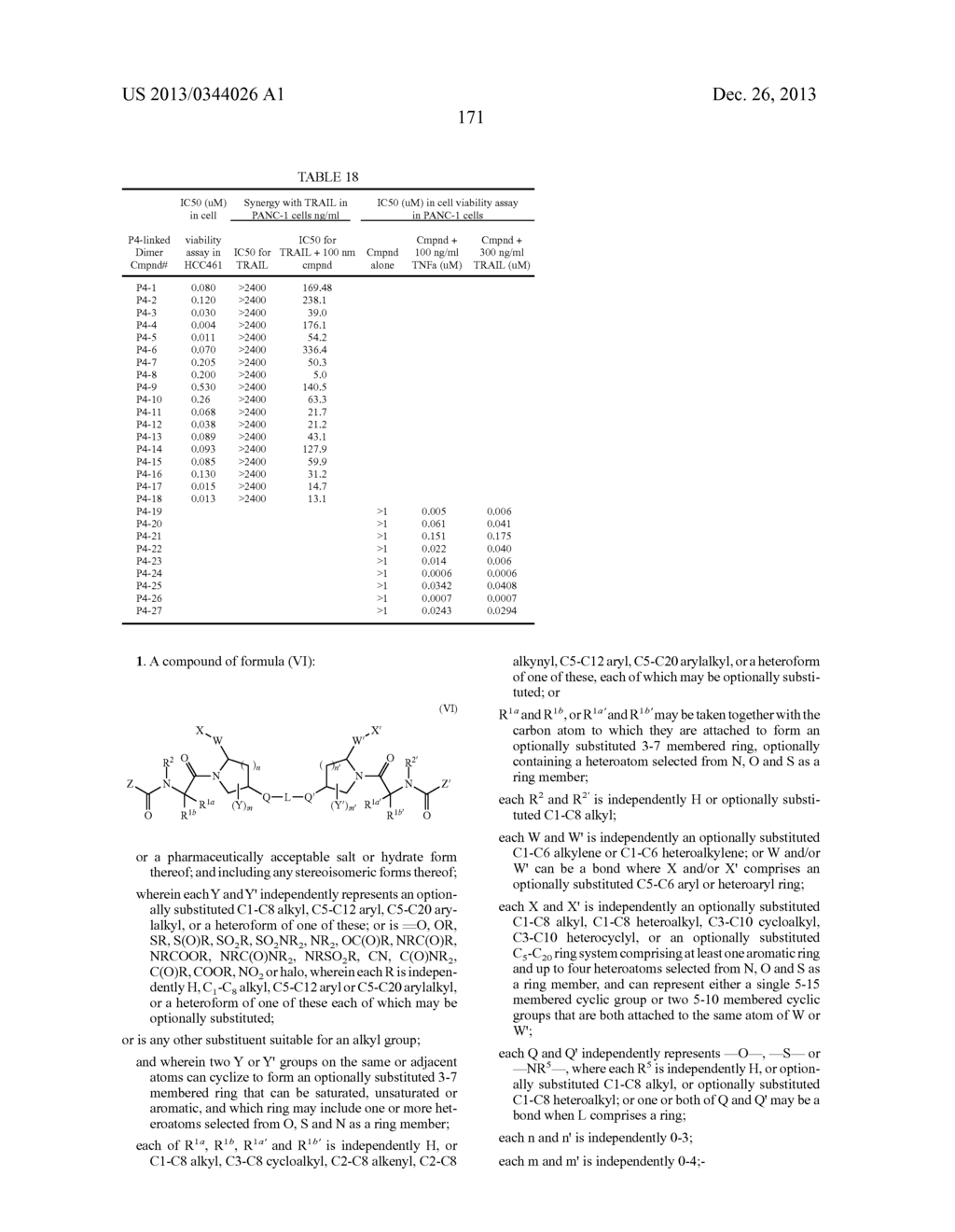 Dimeric Smac Mimetics - diagram, schematic, and image 172