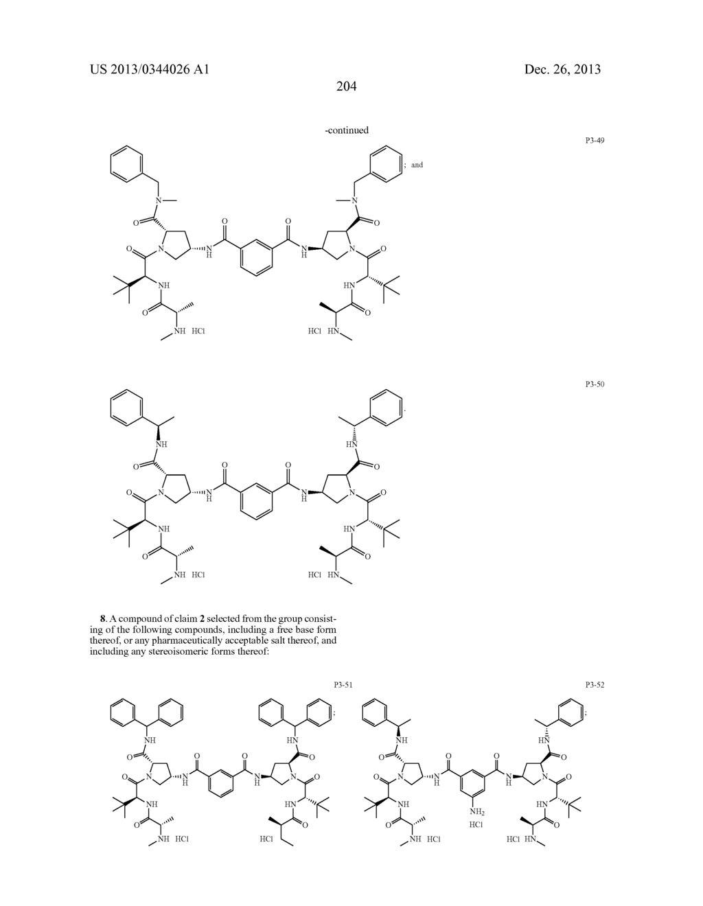 Dimeric Smac Mimetics - diagram, schematic, and image 205