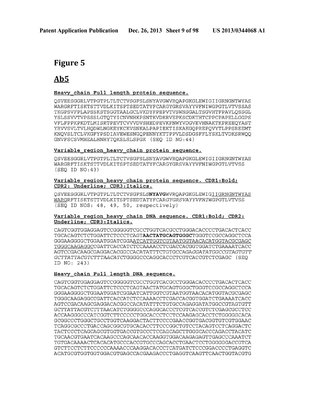 METHODS OF PREVENTING INFLAMMATION AND TREATING PAIN USING ANTI-NGF     COMPOSITIONS - diagram, schematic, and image 10