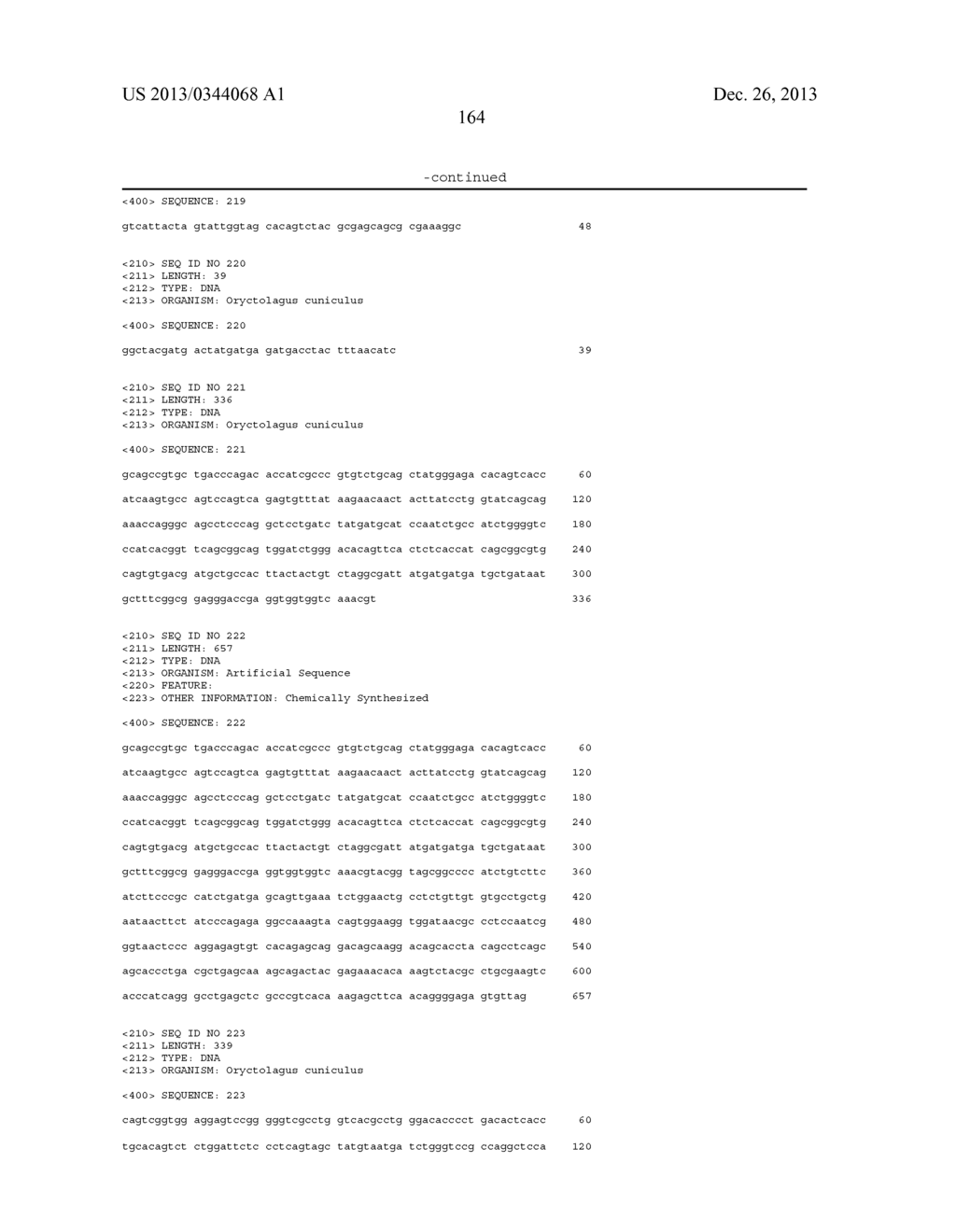 METHODS OF PREVENTING INFLAMMATION AND TREATING PAIN USING ANTI-NGF     COMPOSITIONS - diagram, schematic, and image 263