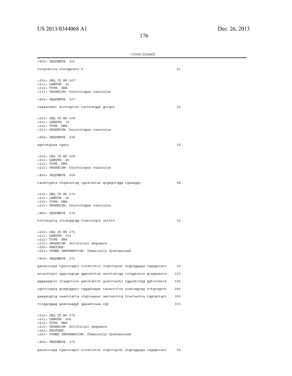 METHODS OF PREVENTING INFLAMMATION AND TREATING PAIN USING ANTI-NGF     COMPOSITIONS - diagram, schematic, and image 275