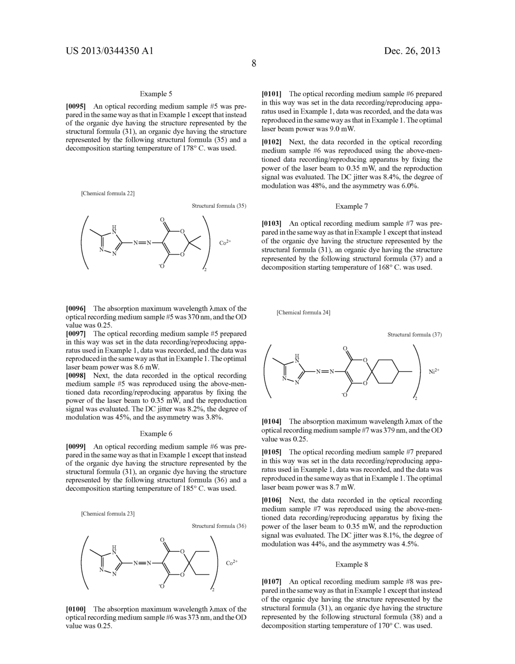 RECORDABLE OPTICAL RECORDING MEDIUM - diagram, schematic, and image 10