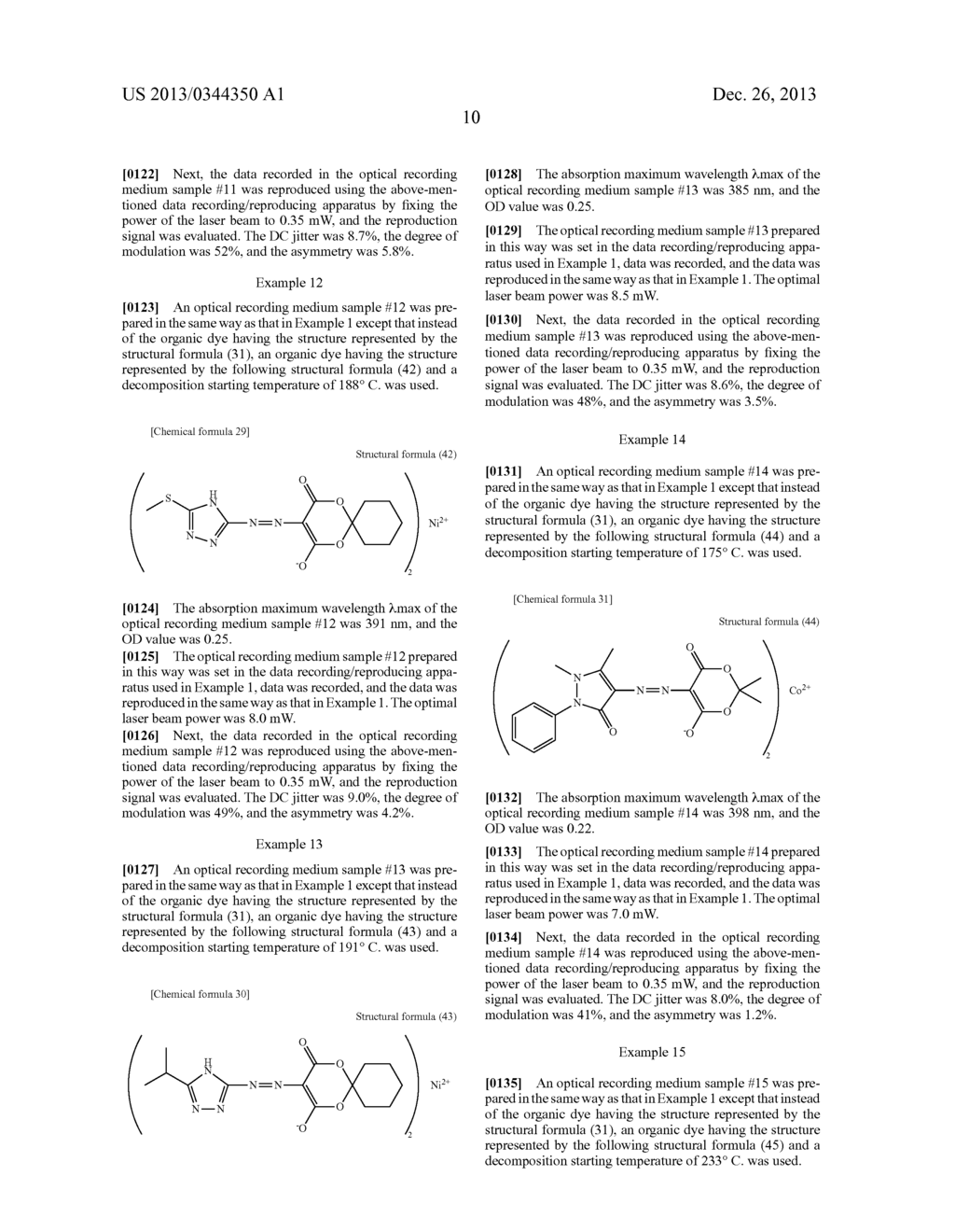 RECORDABLE OPTICAL RECORDING MEDIUM - diagram, schematic, and image 12