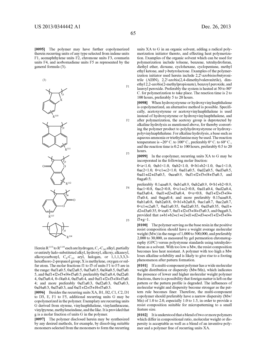 POLYMER, POSITIVE RESIST COMPOSITION AND PATTERNING PROCESS - diagram, schematic, and image 66