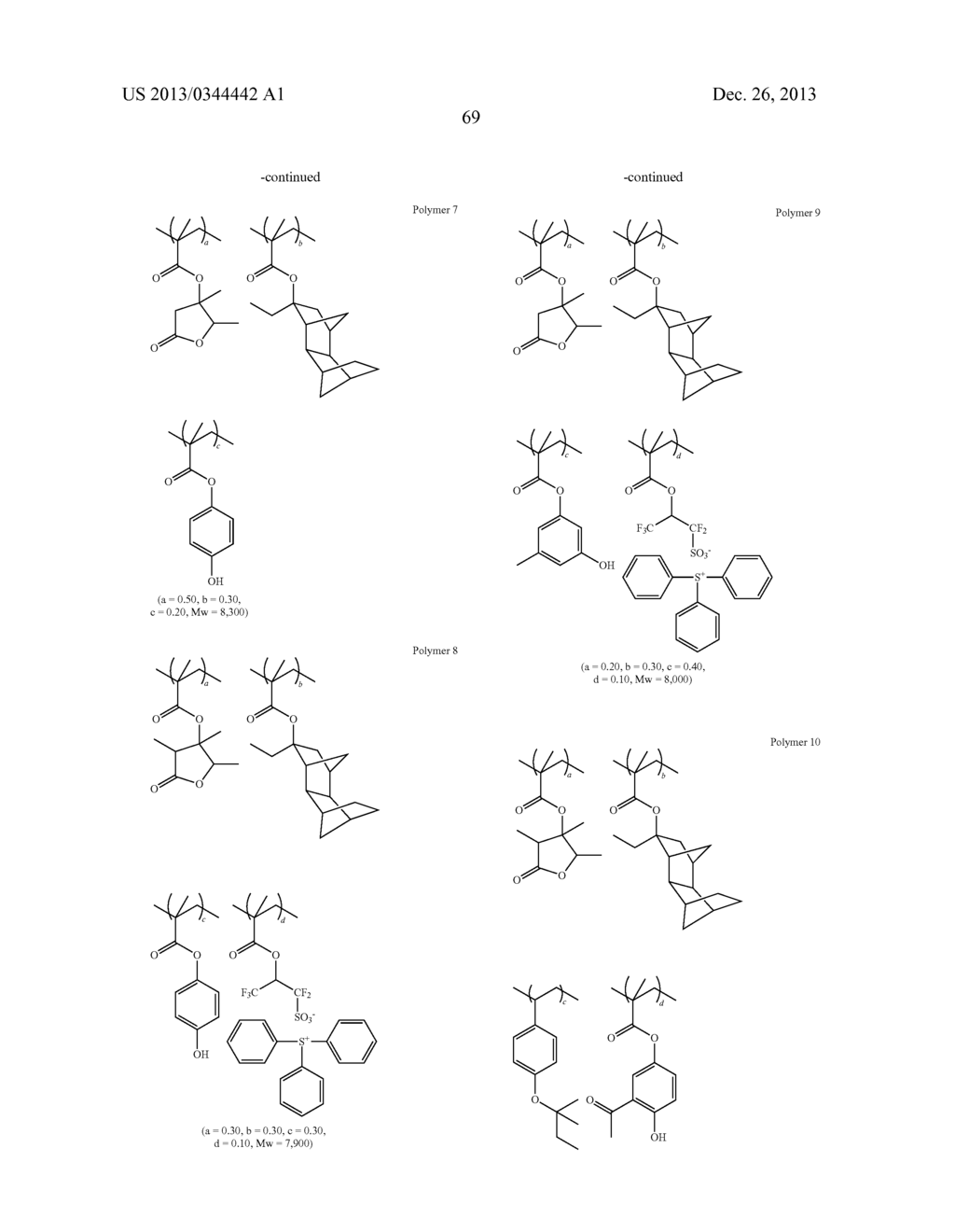 POLYMER, POSITIVE RESIST COMPOSITION AND PATTERNING PROCESS - diagram, schematic, and image 70