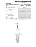 Process for securing a dental implant and dental implant diagram and image