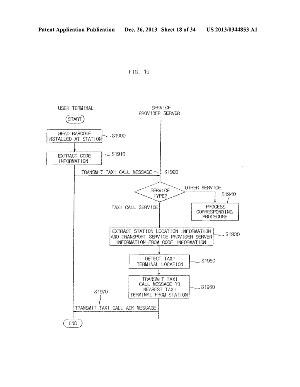 METHOD FOR PROVIDING MOBILE SERVICE USING CODE-PATTERN - diagram, schematic, and image 19