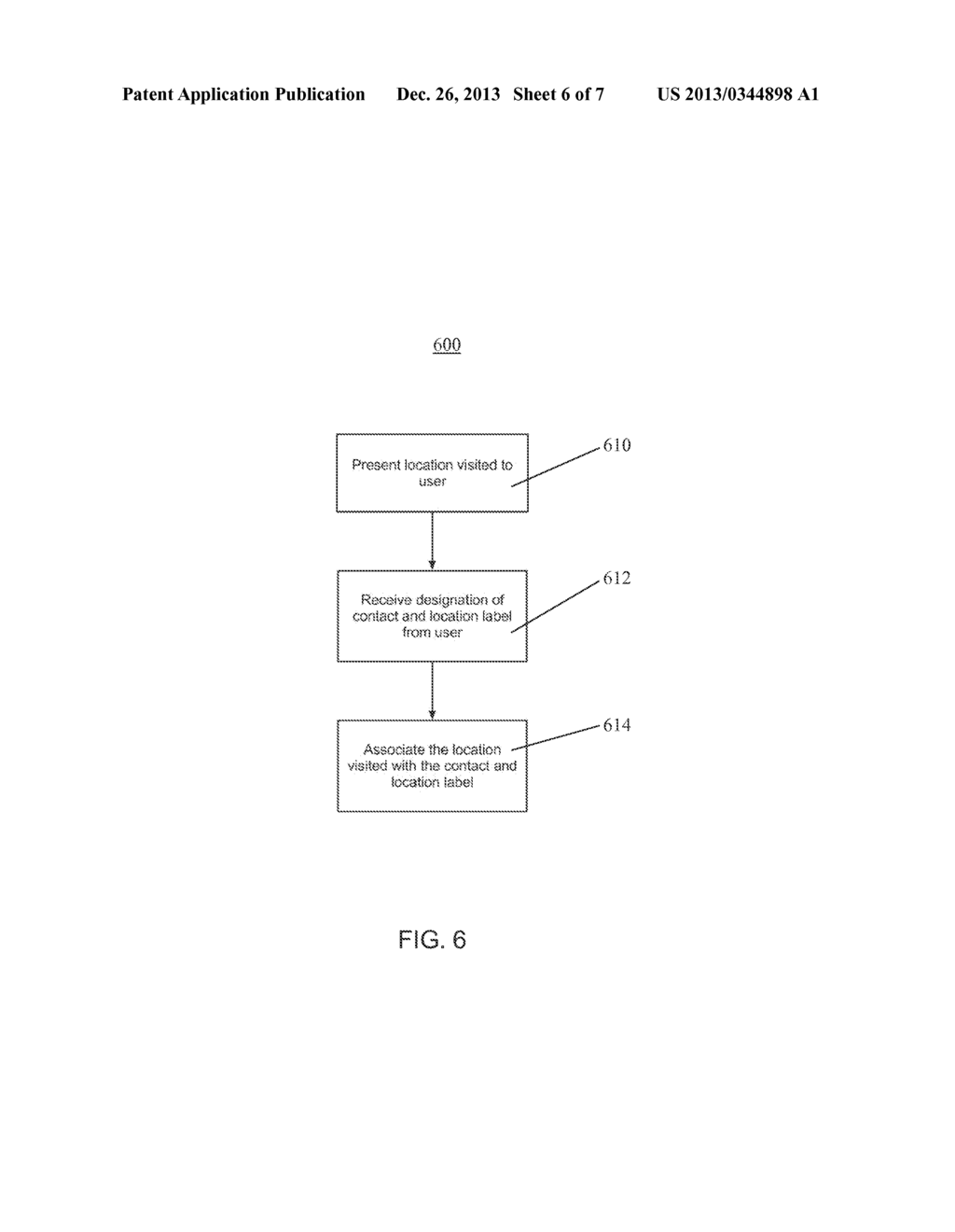 LABELING VISITED LOCATIONS BASED ON CONTACT INFORMATION - diagram, schematic, and image 07