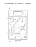 ELECTRONIC GAMING SYSTEM WITH REAL PLAYING CARDS AND MULTIPLE PLAYER     DISPLAYS FOR VIRTUAL CARD AND BETTING IMAGES diagram and image