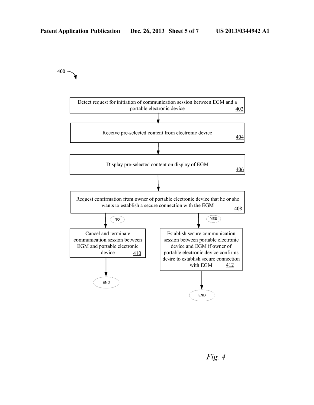 AVATAR AS SECURITY MEASURE FOR MOBILE DEVICE USE WITH ELECTRONIC GAMING     MACHINE - diagram, schematic, and image 06