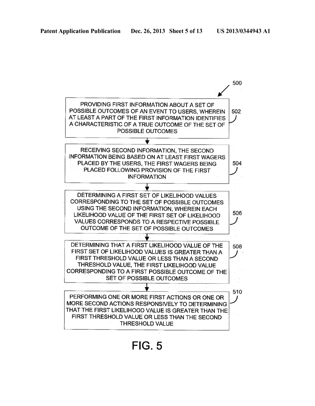 AMUSEMENT DEVICES AND GAMES INCLUDING MEANS FOR PROCESSING ELECTRONIC DATA     WHERE ULTIMATE OUTCOME OF THE GAME IS DEPENDENT ON RELATIVE ODDS AND/OR     WHERE CHANCE IS A FACTOR - diagram, schematic, and image 06