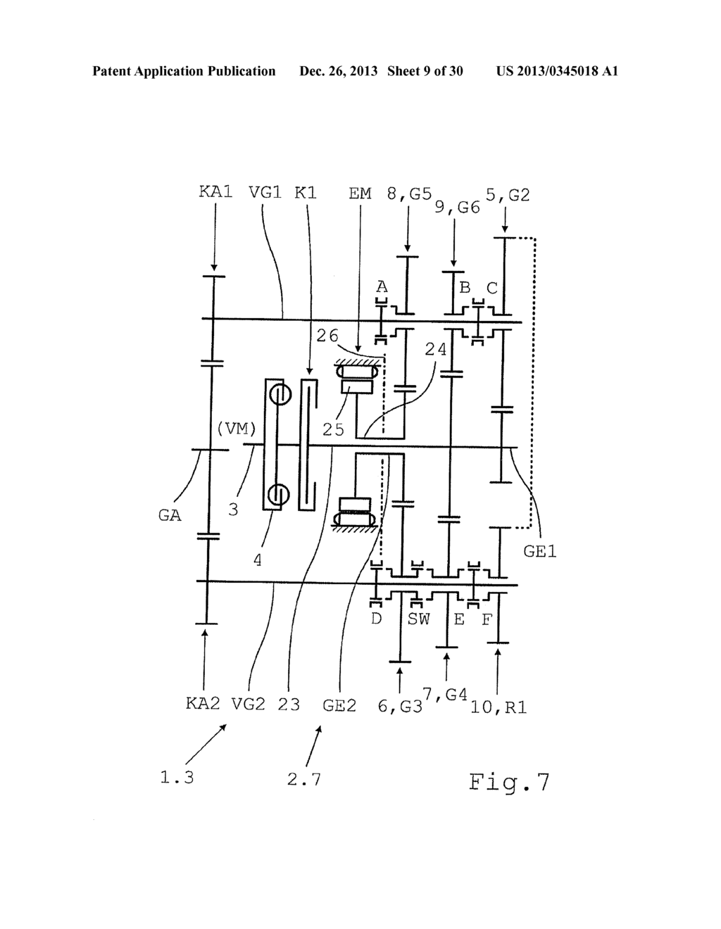 HYBRID DRIVE OF A MOTOR VEHICLE - diagram, schematic, and image 10