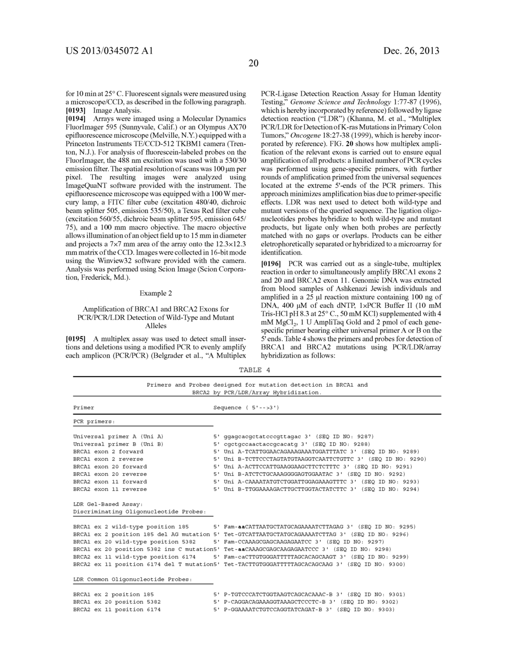 METHOD OF DESIGNING ADDRESSABLE ARRAY SUITABLE FOR DETECTION OF NUCLEIC     ACID SEQUENCE DIFFERENCES USING LIGASE DETECTION REACTION - diagram, schematic, and image 274