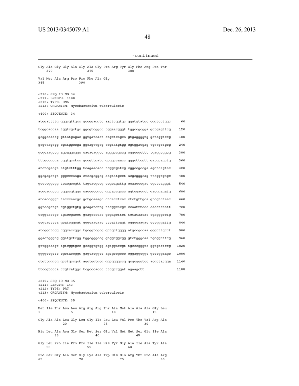 MYCOBACTERIUM TUBERCULOSIS ANTIGENS AND COMBINATIONS THEREOF HAVING HIGH     SEROREACTIVITY - diagram, schematic, and image 54