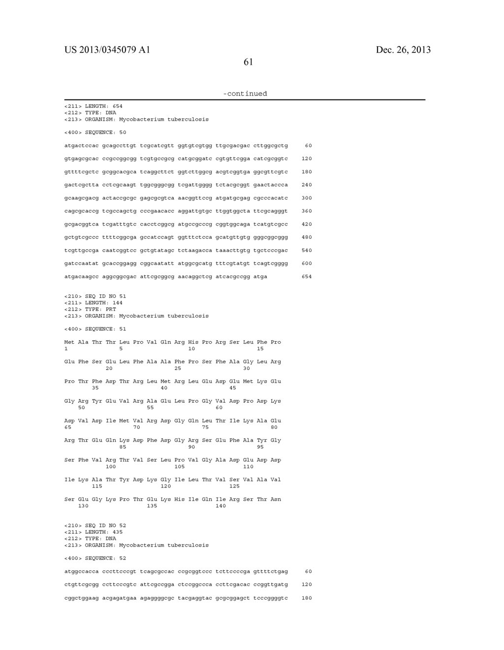 MYCOBACTERIUM TUBERCULOSIS ANTIGENS AND COMBINATIONS THEREOF HAVING HIGH     SEROREACTIVITY - diagram, schematic, and image 67