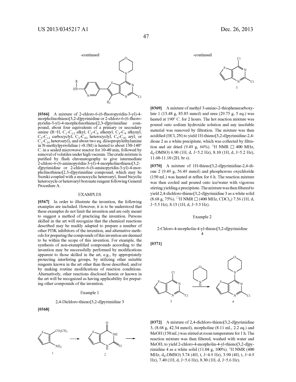 COMBINATIONS OF PHOSPHOINOSITIDE 3-KINASE INHIBITOR COMPOUNDS AND     CHEMOTHERAPEUTIC AGENTS, AND METHODS OF USE - diagram, schematic, and image 105