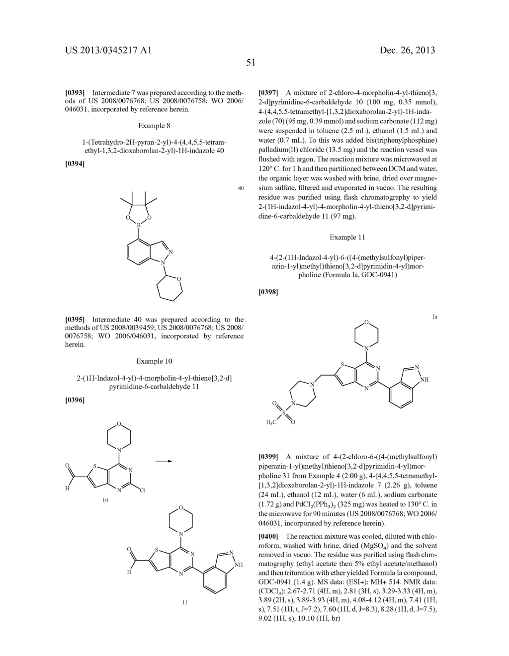 COMBINATIONS OF PHOSPHOINOSITIDE 3-KINASE INHIBITOR COMPOUNDS AND     CHEMOTHERAPEUTIC AGENTS, AND METHODS OF USE - diagram, schematic, and image 109