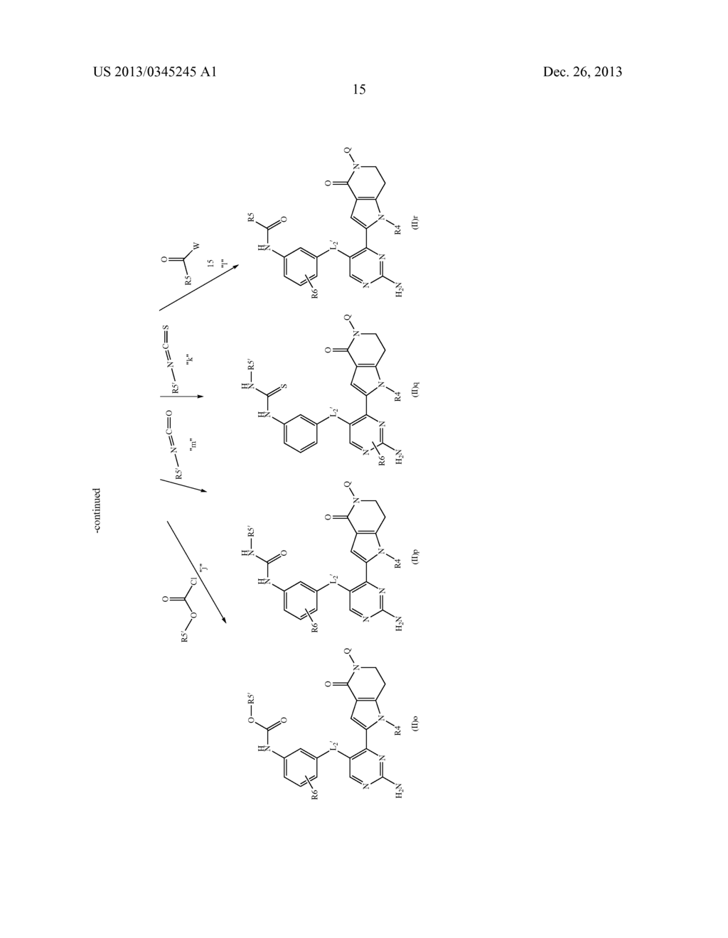 SUBSTITUTED PYRIMIDINYLPYRROLOPYRIDINONE DERIVATIVES, PROCESS FOR THEIR     PREPARATION AND THEIR USE AS KINASE INHIBITORS - diagram, schematic, and image 16