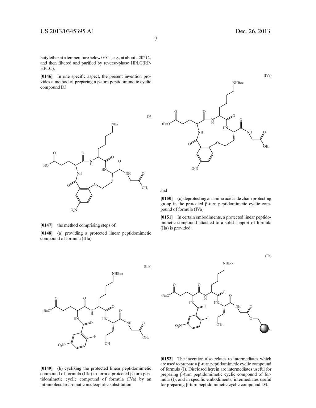 SYNTHESIS OF BETA-TURN PEPTIDOMIMETIC CYCLIC COMPOUNDS - diagram, schematic, and image 10