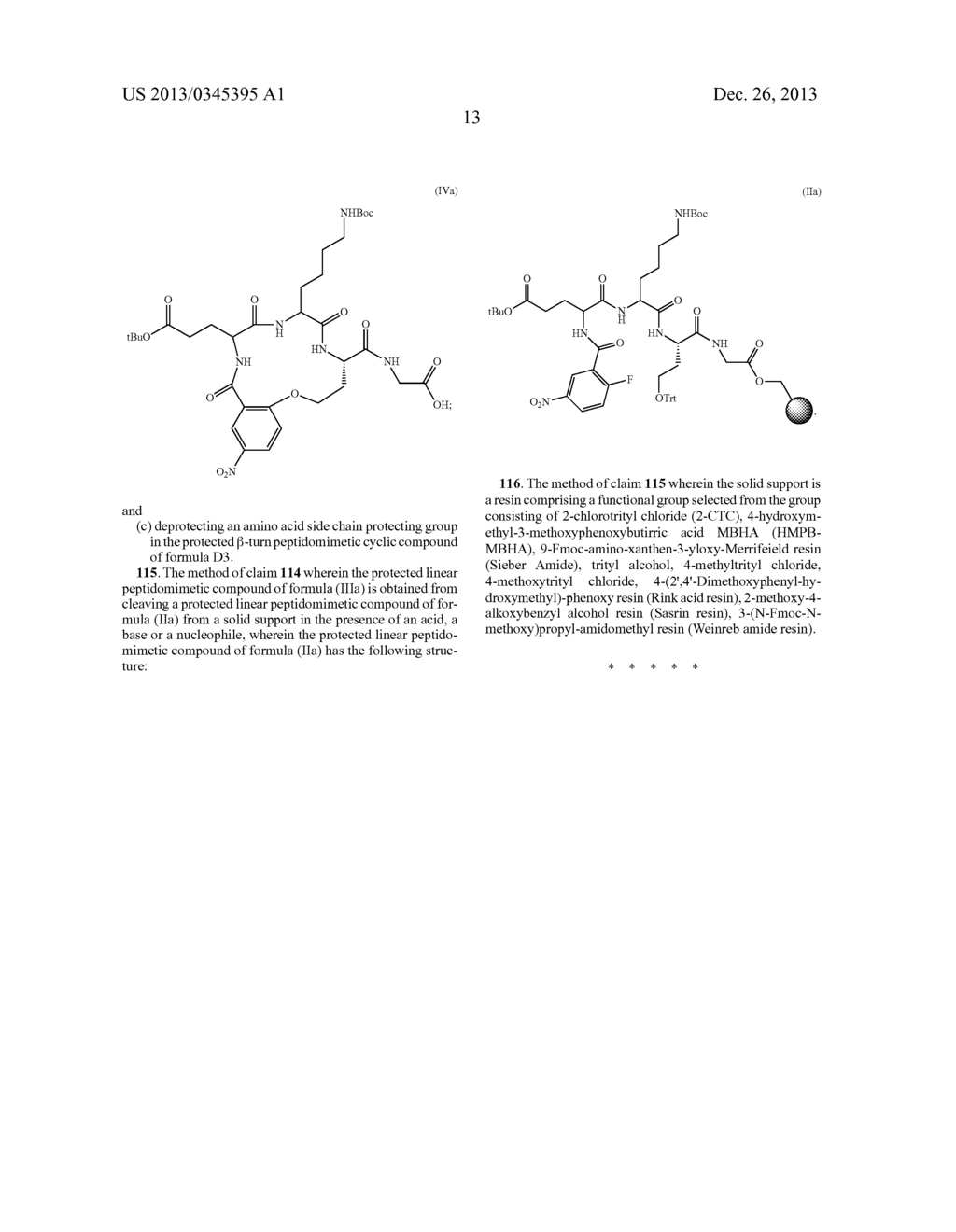 SYNTHESIS OF BETA-TURN PEPTIDOMIMETIC CYCLIC COMPOUNDS - diagram, schematic, and image 16