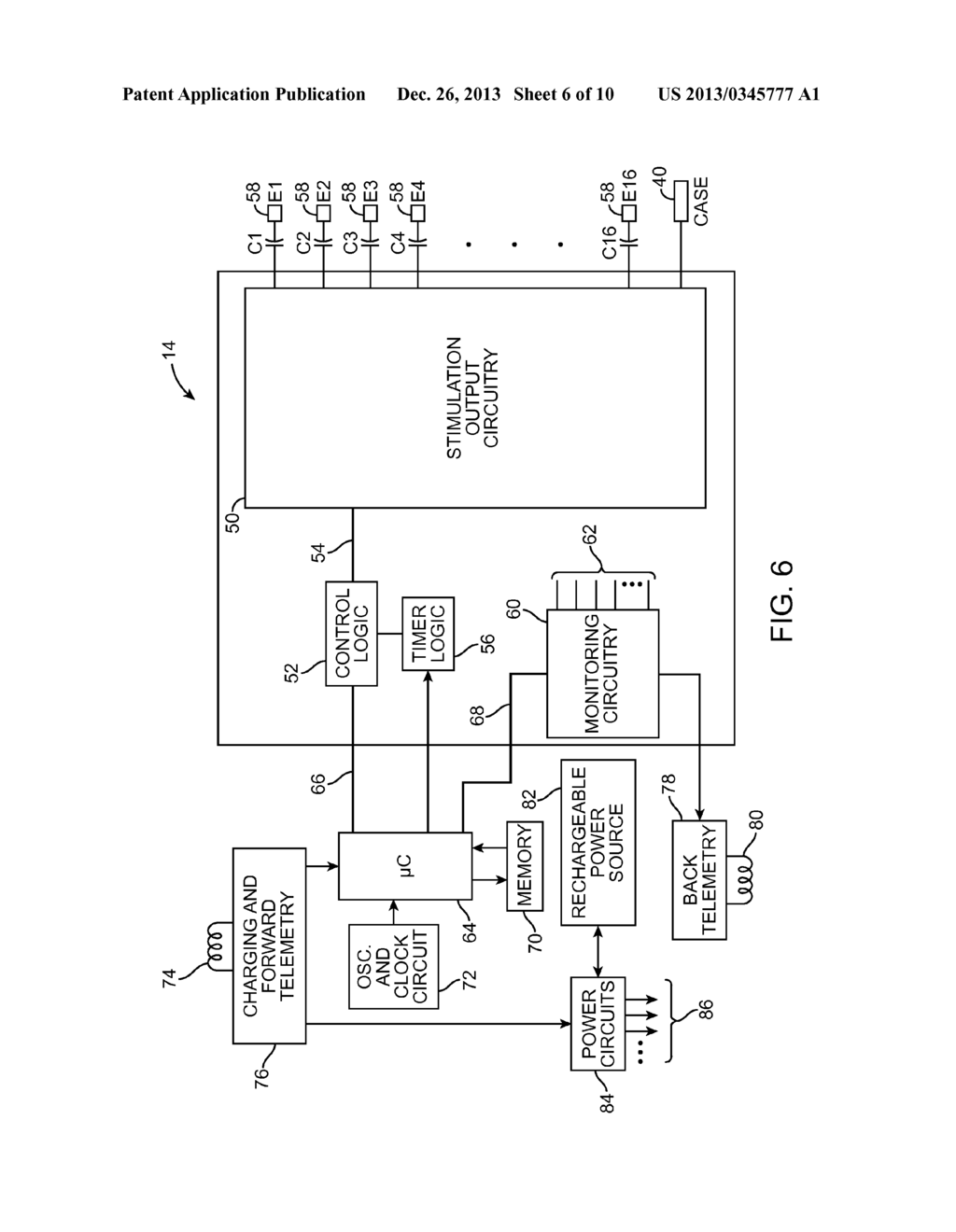 NEUROSTIMULATION SYSTEM FOR ENABLING MAGNETIC FIELD SENSING WITH A     SHUT-DOWN HALL SENSOR - diagram, schematic, and image 07