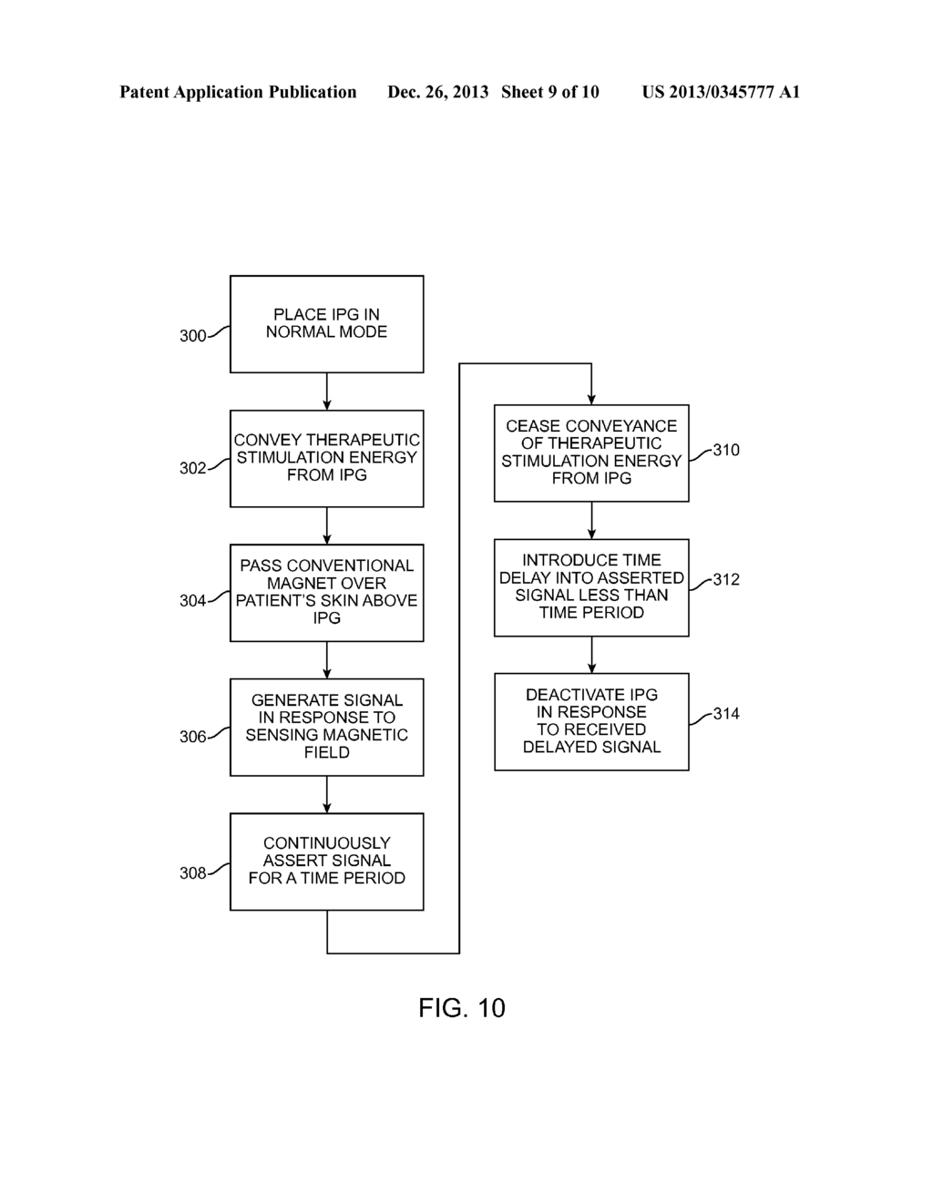 NEUROSTIMULATION SYSTEM FOR ENABLING MAGNETIC FIELD SENSING WITH A     SHUT-DOWN HALL SENSOR - diagram, schematic, and image 10