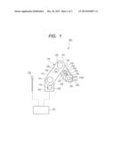 ROBOT CONTROLLING DEVICE, ROBOT DEVICE, ROBOT CONTROLLING METHOD, PROGRAM     FOR CARRYING OUT THE ROBOT CONTROLLING METHOD AND RECORDING MEDIUM IN     WHICH THE PROGRAM HAS BEEN RECORDED diagram and image