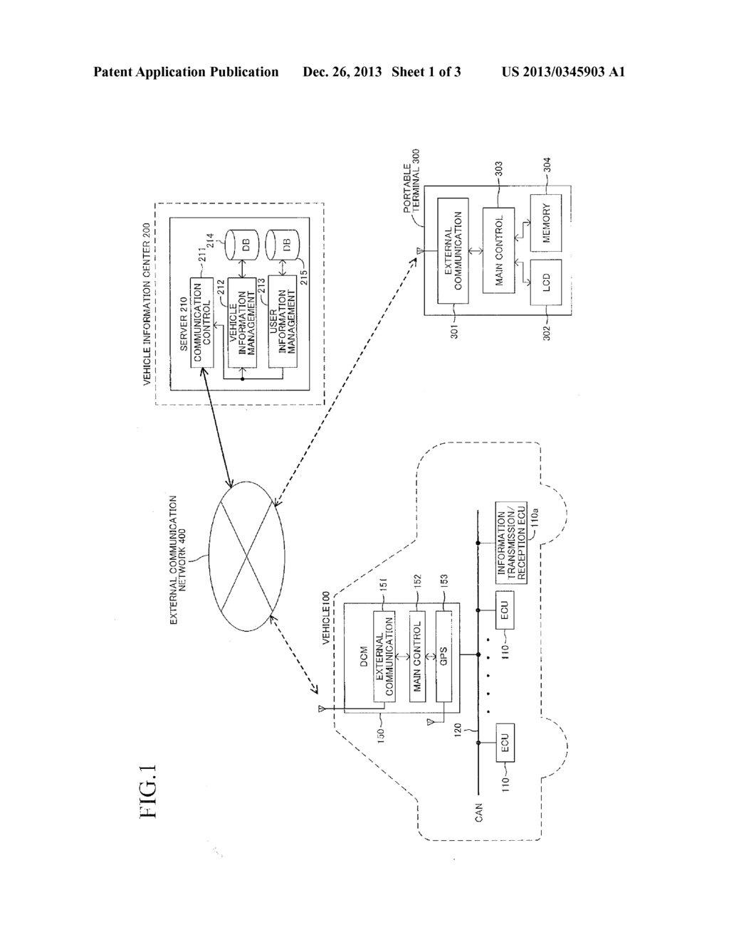 VEHICLE INFORMATION ACQUIRING APPARATUS, VEHICLE INFORMATION SUPPLYING     APPARATUS, AND INFORMATION COMMUNICATING SYSTEM OF VEHICLE HAVING VEHICLE     INFORMATION ACQUIRING APPARATUS AND VEHICLE INFORMATION SUPPLYING     APPARATUS - diagram, schematic, and image 02