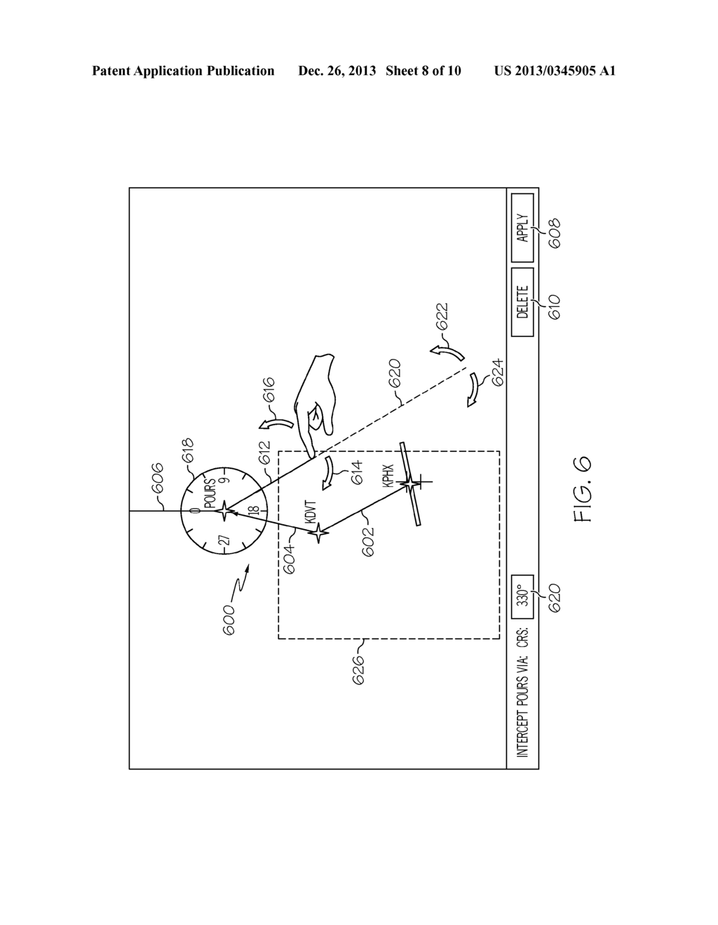 AVIONICS DISPLAY SYSTEM PROVIDING ENHANCED FLIGHT-PLAN MANAGEMENT - diagram, schematic, and image 09