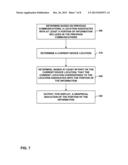 PRESENTING INFORMATION FOR A CURRENT LOCATION OR TIME diagram and image